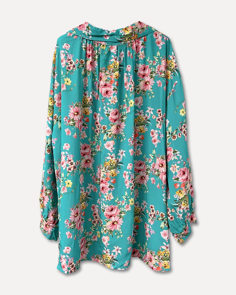 Turkos Rimini blus Oversize