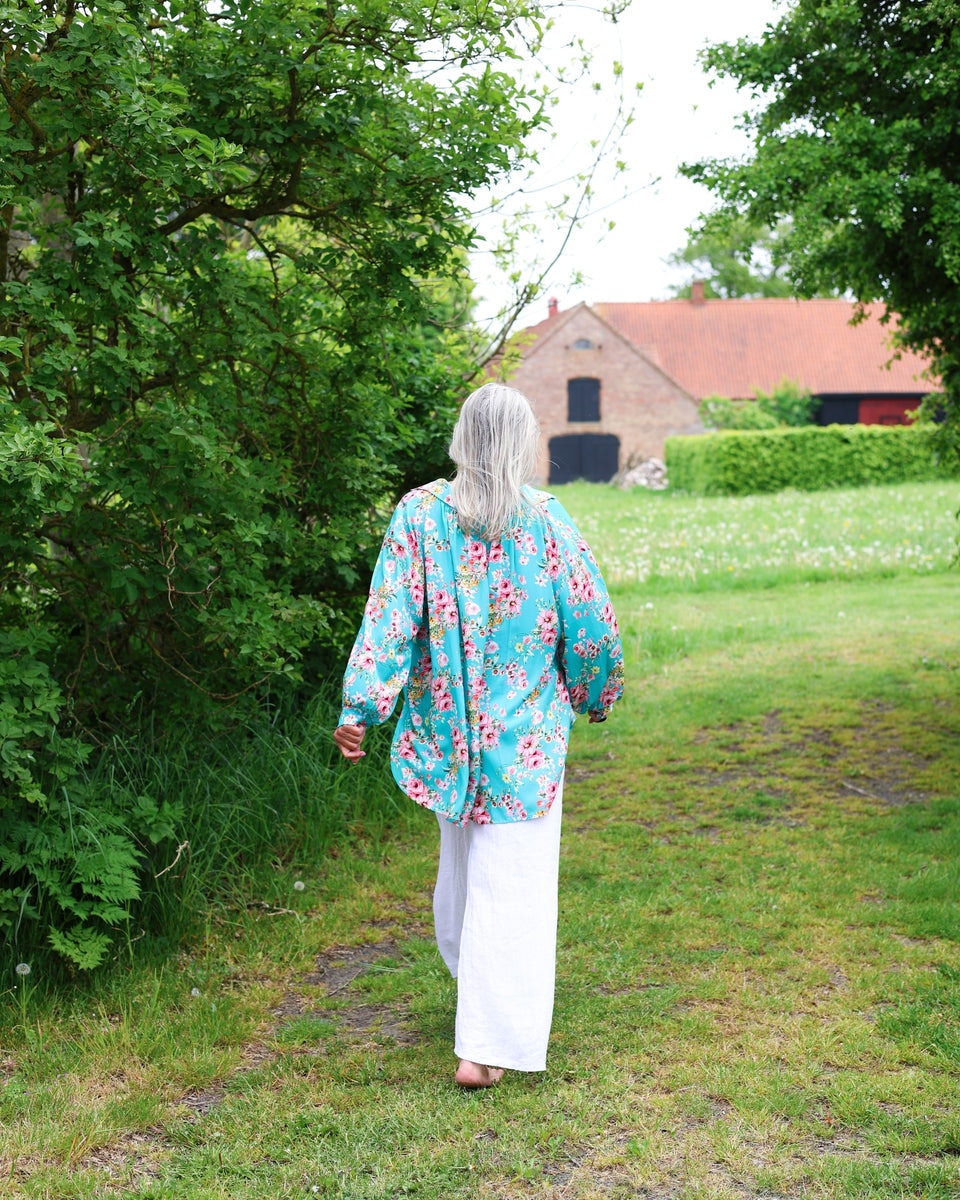 Turkos Rimini blus Oversize