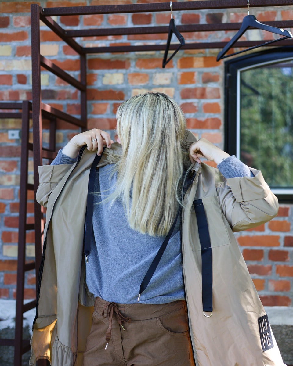 Regnjacka Beige