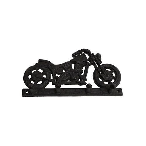 Väggkrok motorcykel i gjutjärn
