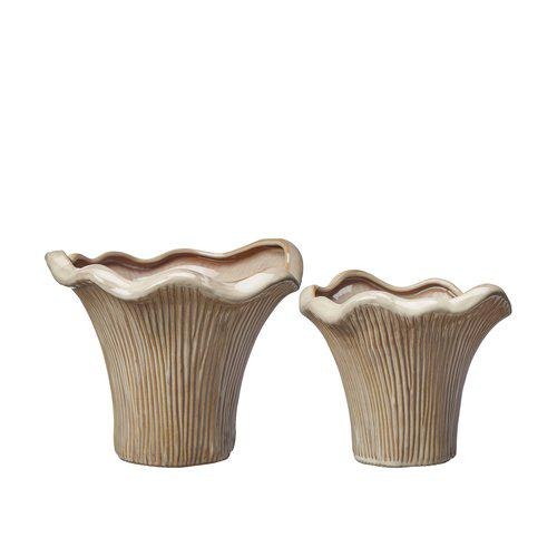 2 pack krukor Kantarell Små Beigemelerade