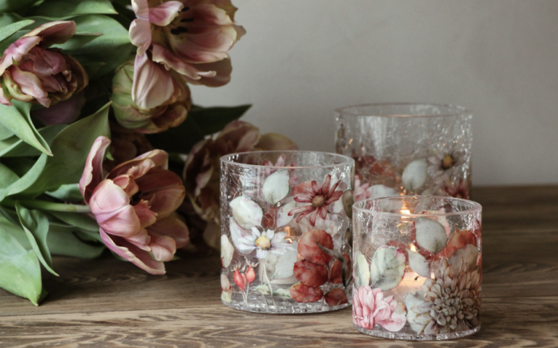 Nyhet Majas cottage Lykta Blossom stor