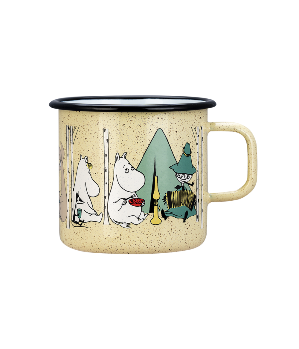 Moomin Camping emaljmugg 8 dl