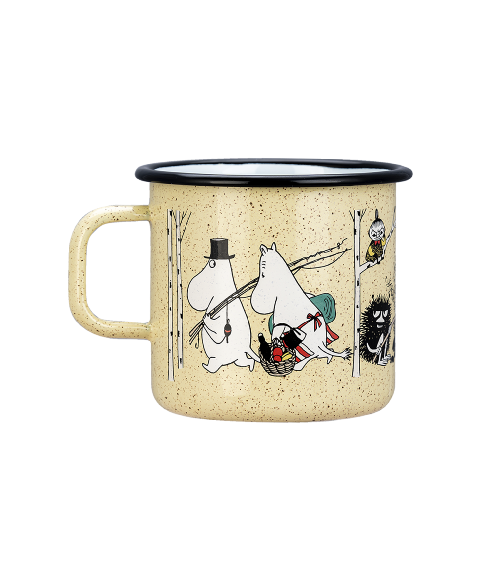 Moomin Camping emaljmugg 8 dl