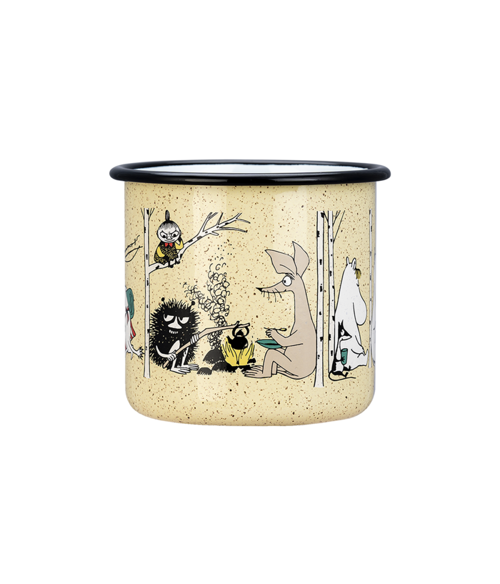 Moomin Camping emaljmugg 8 dl