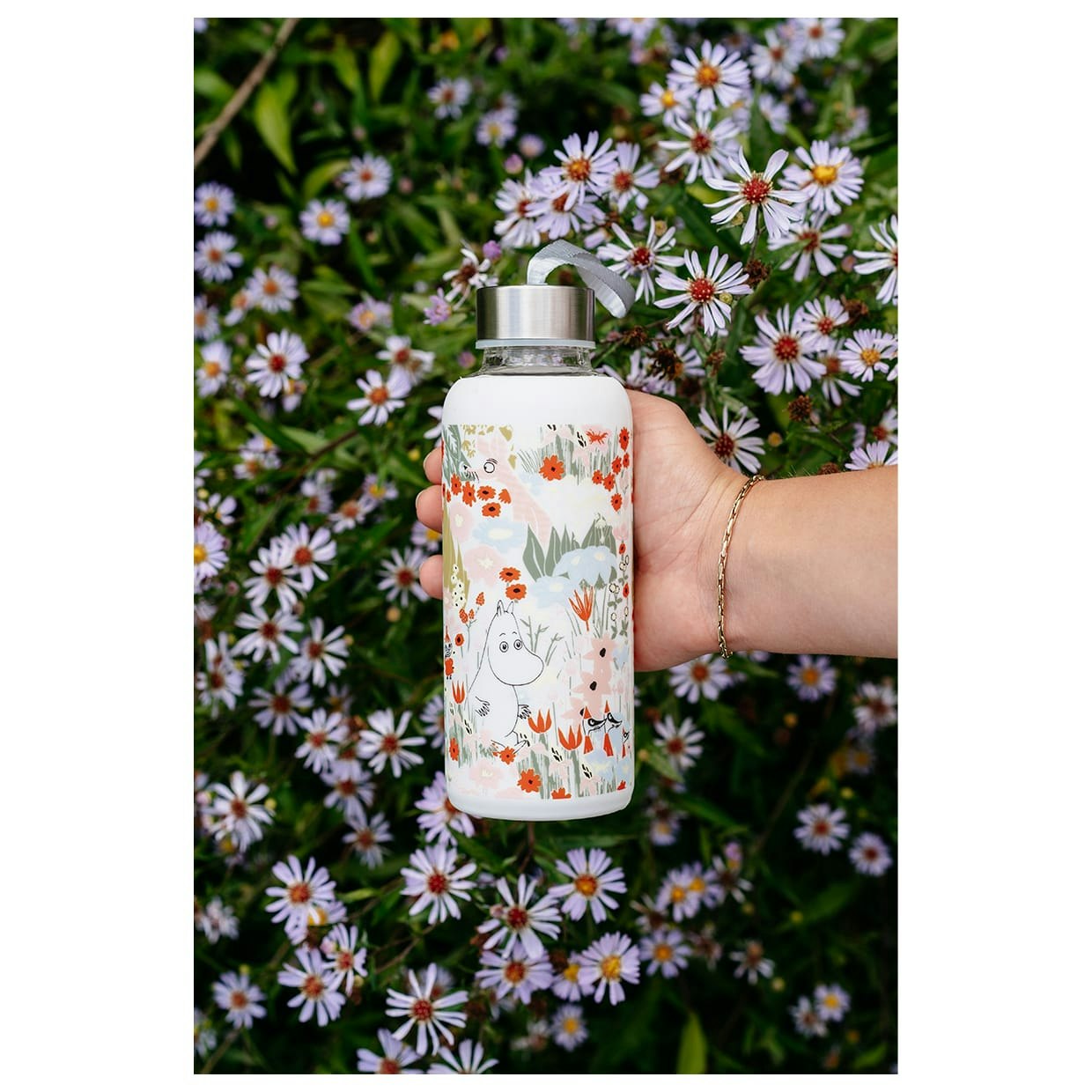 Glasflaska Smörblomma
