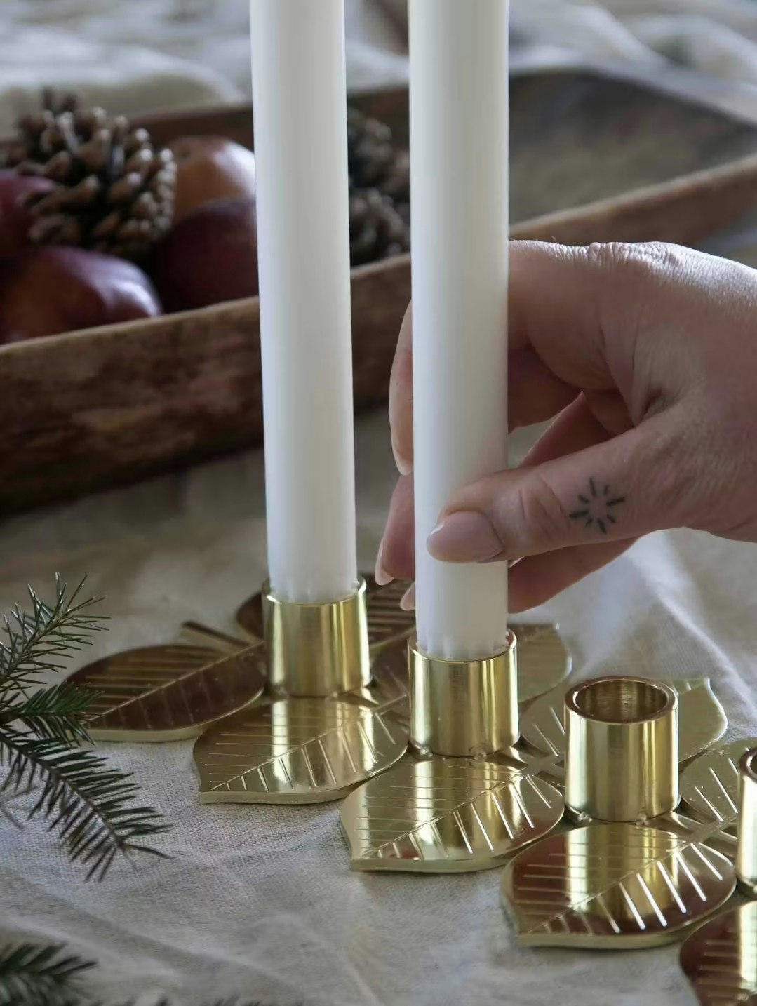 Berså Stig Lindberg Ljusstake Adventsljusstake