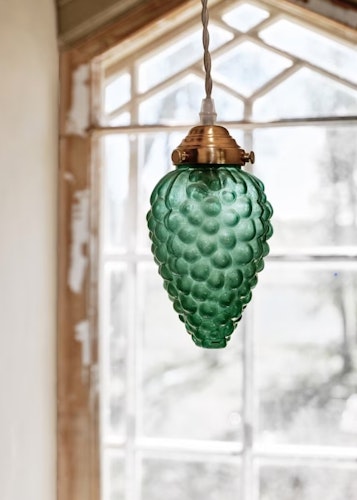 Lampa Druvan Grön/mässing