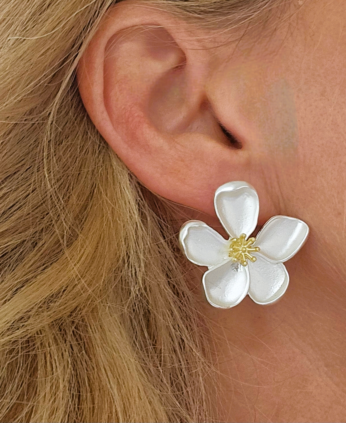 Hjortronblomma örhängen