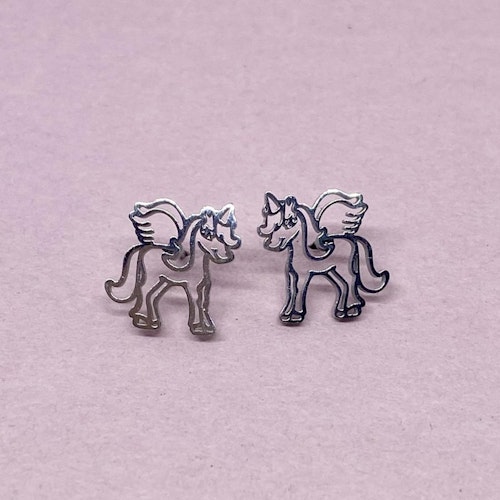 Örhängen Unicorne stål