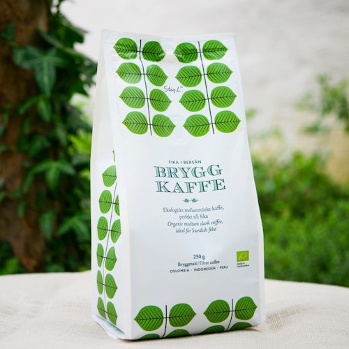 Bryggmalet kaffe Fika i Bersån Stig Lindberg