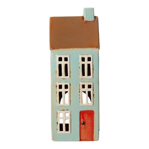 Keramikhus Ljusgrönt H 21cm