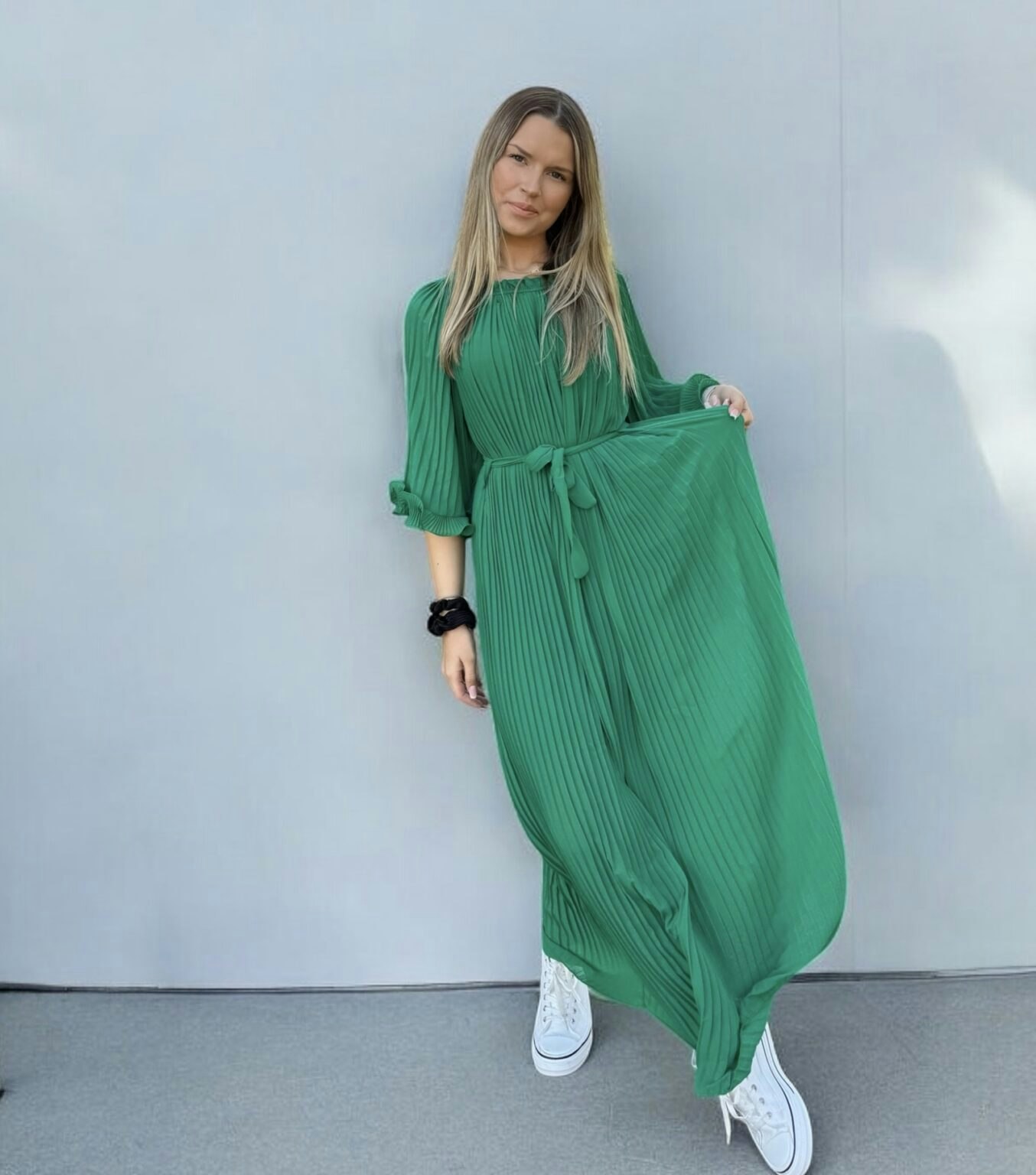 Château de Perle longdress -Green
