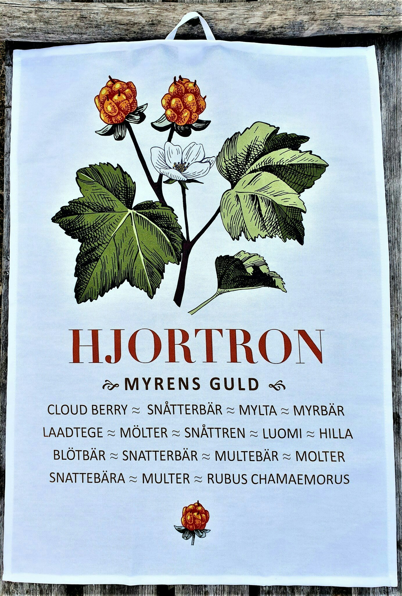 Kökshandduk  Hjortron