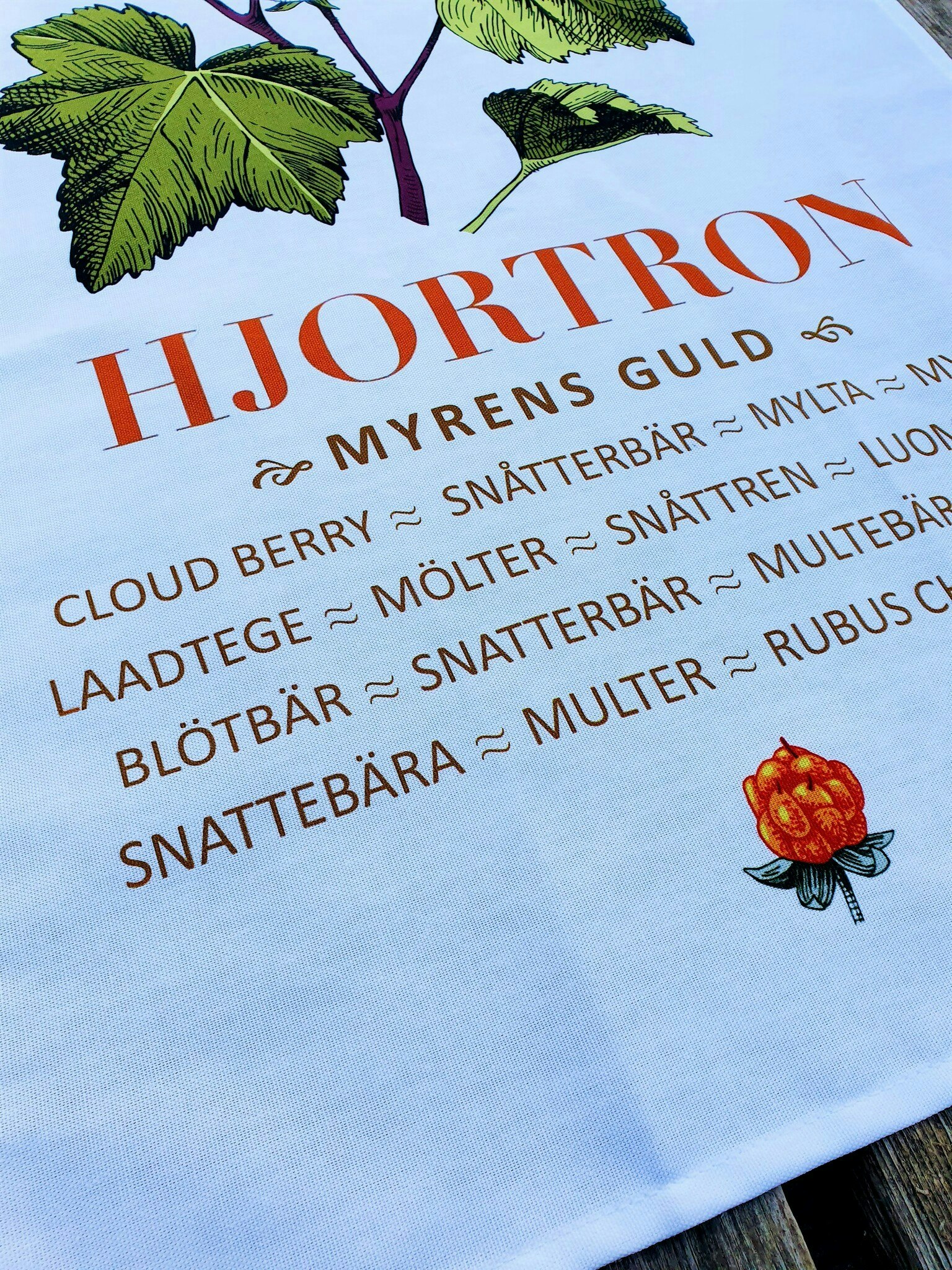Kökshandduk  Hjortron