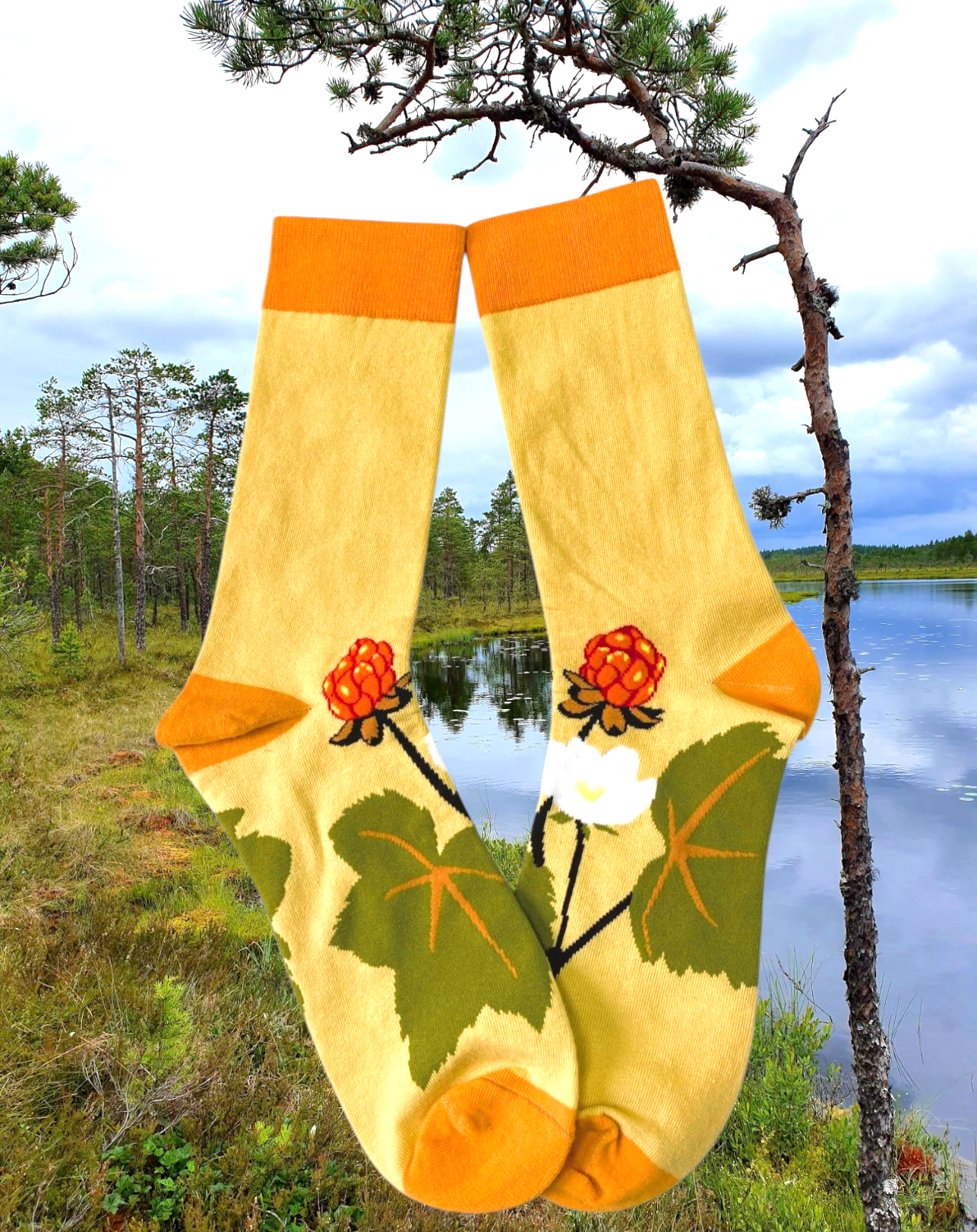 Strumpor Hjortron i bambu