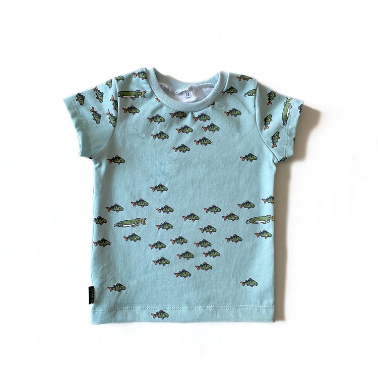 T-shirt - The Pike dusty mint