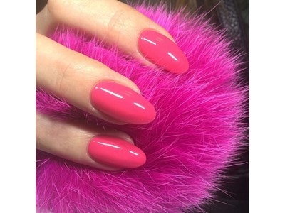 Nagellack, Pink Bikini, VINYLUX™ Varm rosa