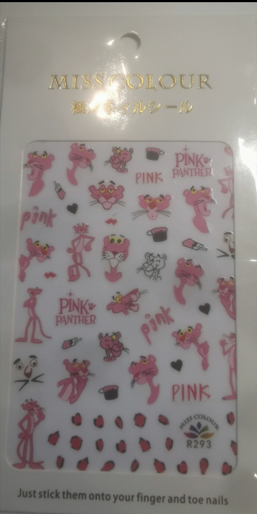 2004 Sticker Pink Panther