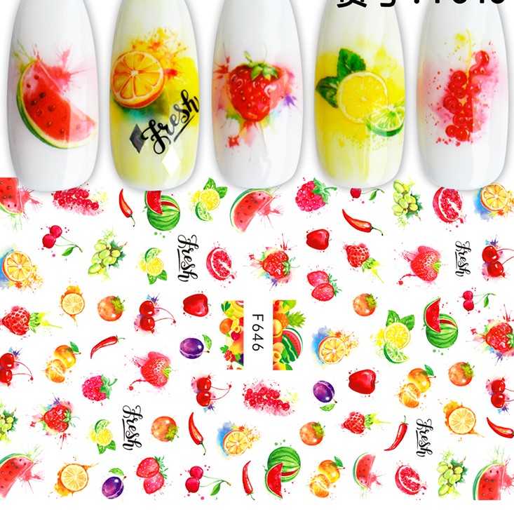 646 Frukt Stickers