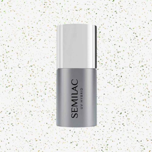 SEMILAC TOP NO WIPE T16 BLINKING GOLD & GREEN FLAKES 7ML