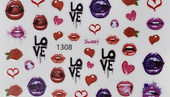 1308 Lips & love Stickers