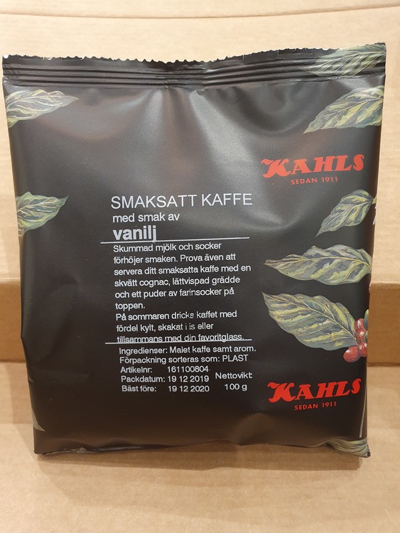 Kaffe Vanilj Bryggmalet 100g
