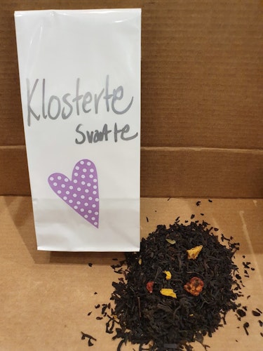 Klosterte Svart te lösvikt 100g
