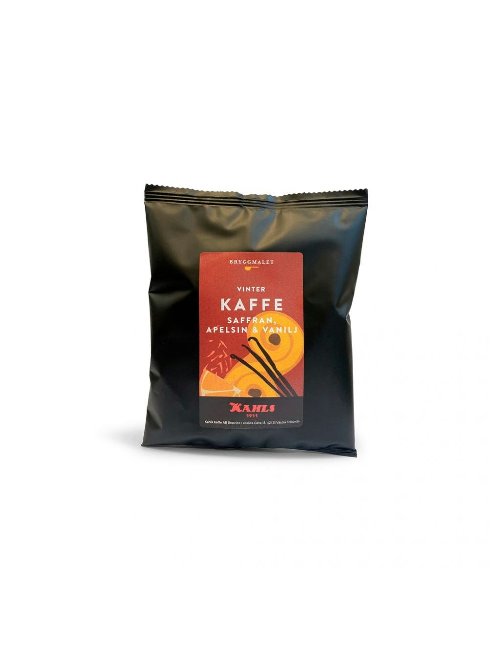 Saffran, Apelsin och Vanilj - Smaksatt Malet Julkaffe 120g