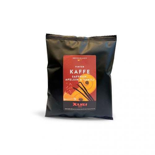 Saffran, Apelsin och Vanilj - Smaksatt Malet Julkaffe 120g