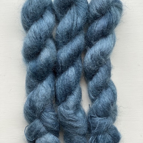 Himmelblå - Silk mohair