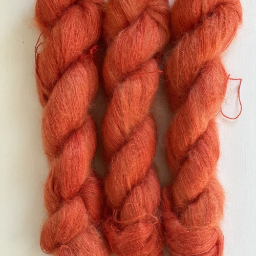 Wild orange - Silk mohair