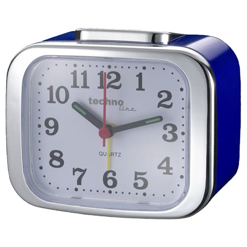 Väckarklocka med bell/pip Geneva XL - Blå