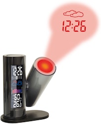 Projektionsväckarklocka med temperatur & väderprognos WT514