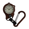 Karbinhakeklocka med kompass - 71201 Svart