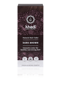 KHADI hårfärg - Mörkbrun 100 g