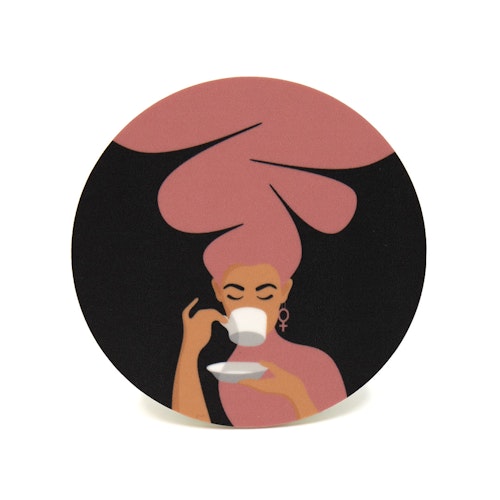 Coaster | Kaffekvinnan | rosa