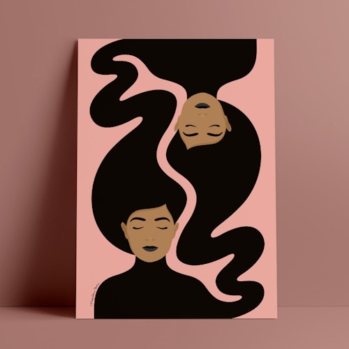 Print | Soul Sisters | rosa