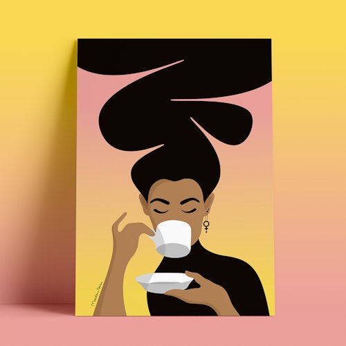 Print | Kaffekvinnan | sunrise