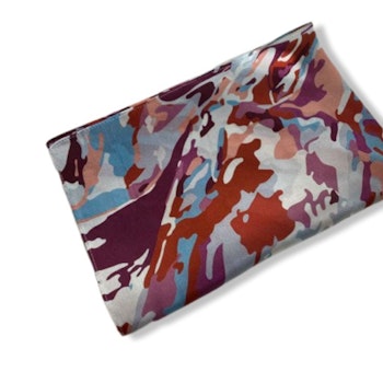 Sidenscarf Modern Camouflage Red/pink/blue