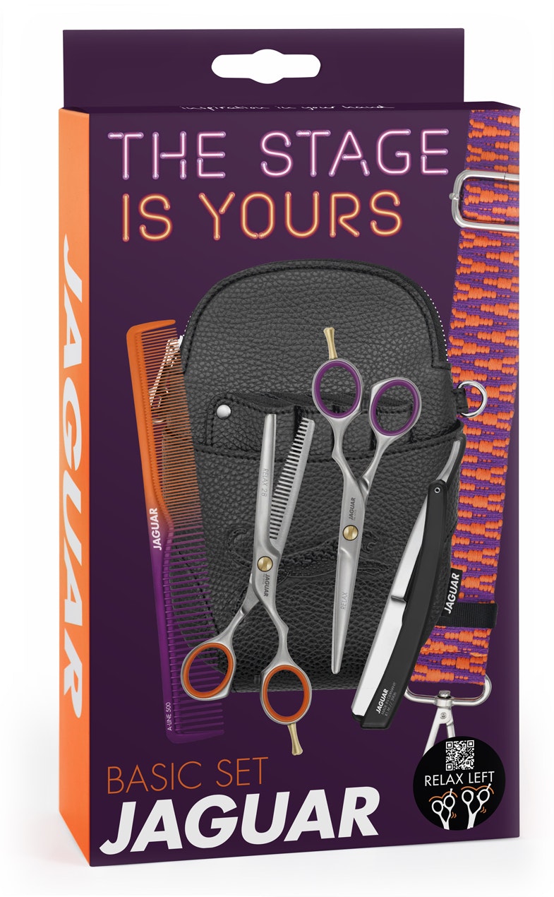 Jaguar Relax Slice Scissors Set "The Stage Is Yours"