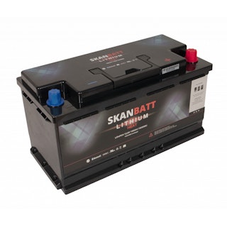 SKANBATT V.2 Lithium HEAT Batteri 12V 150AH 150A BMS - Bobil - Bluetooth