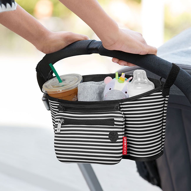 Skip Hop - Stroller Organizer "Black/White Stripe"