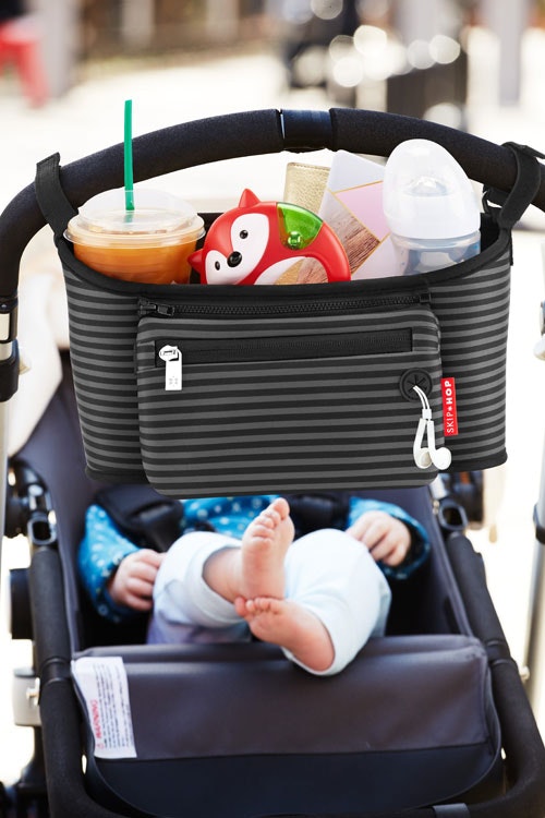 Skip Hop - Stroller Organizer "Black/Grey Stripe" DEMOEX