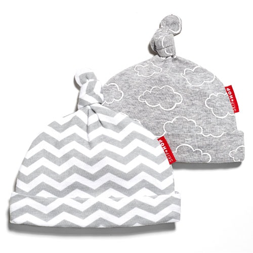 Skip Hop - Babymössa Starry Chevron "Grå" 2-pack