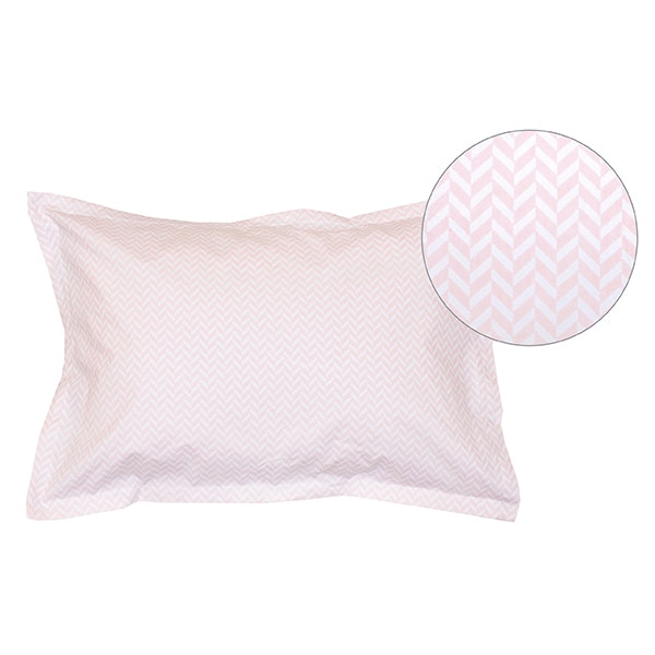 BLISS Sthlm - Örngott Spjälsäng Herringbone "Cameo Pink"