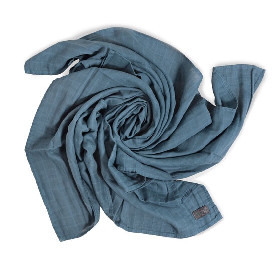 Vinter & Bloom - Filt Single Muslin EKO "Storm Blue"