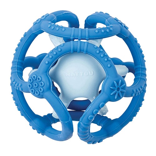 Nattou - Soft Silicone Aktivitetsboll "Blå" DEMOEX