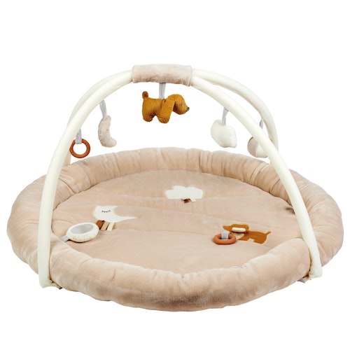 Nattou - Charlie Babygym Rund "Beige" DEMOEX