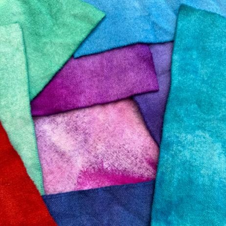 Hand-dyed fulled Melton - Tamme Craft